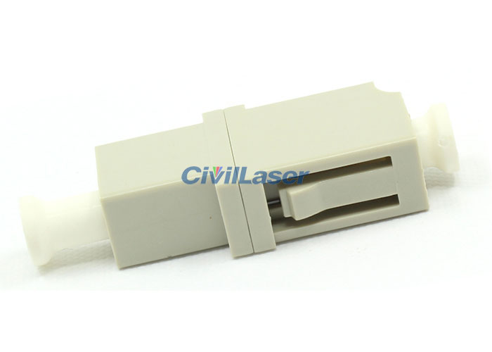 Multimode Singal Core Low Insertion Loss LC Plastic Fiber Optic Adapter